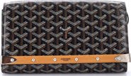 Pre-Owned Goyard Monte Carlo Clutch with Strap Coated Canvas PM