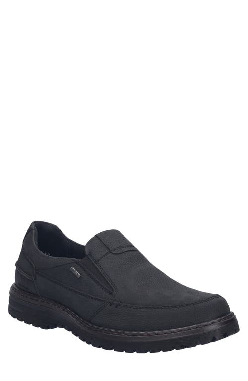 Josef Seibel Erroll Waterproof Slip-on Shoe In Black