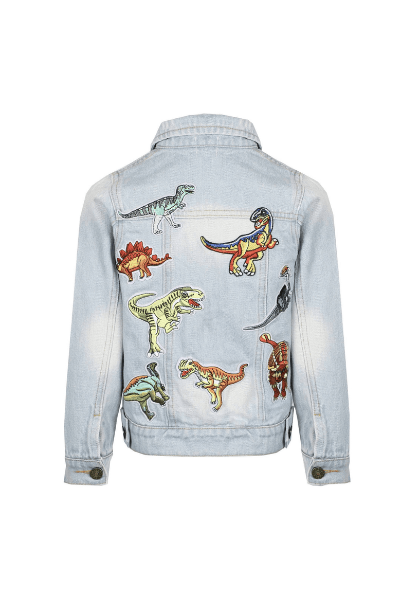 Lola + The Boys Dino Lovers Denim, Main, color, Blue
