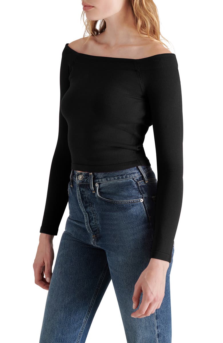 Steve Madden Ressi Off the Shoulder Sweater, Alternate, color, 