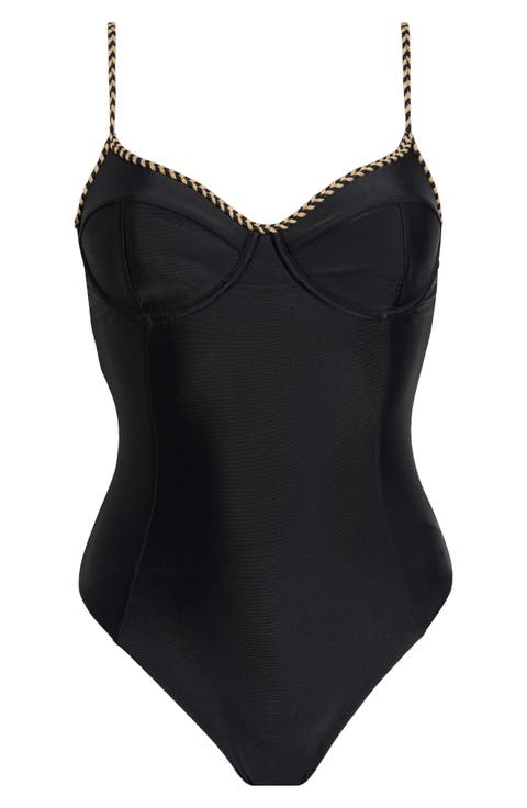 Jayda Braided One-Piece Swimsuit