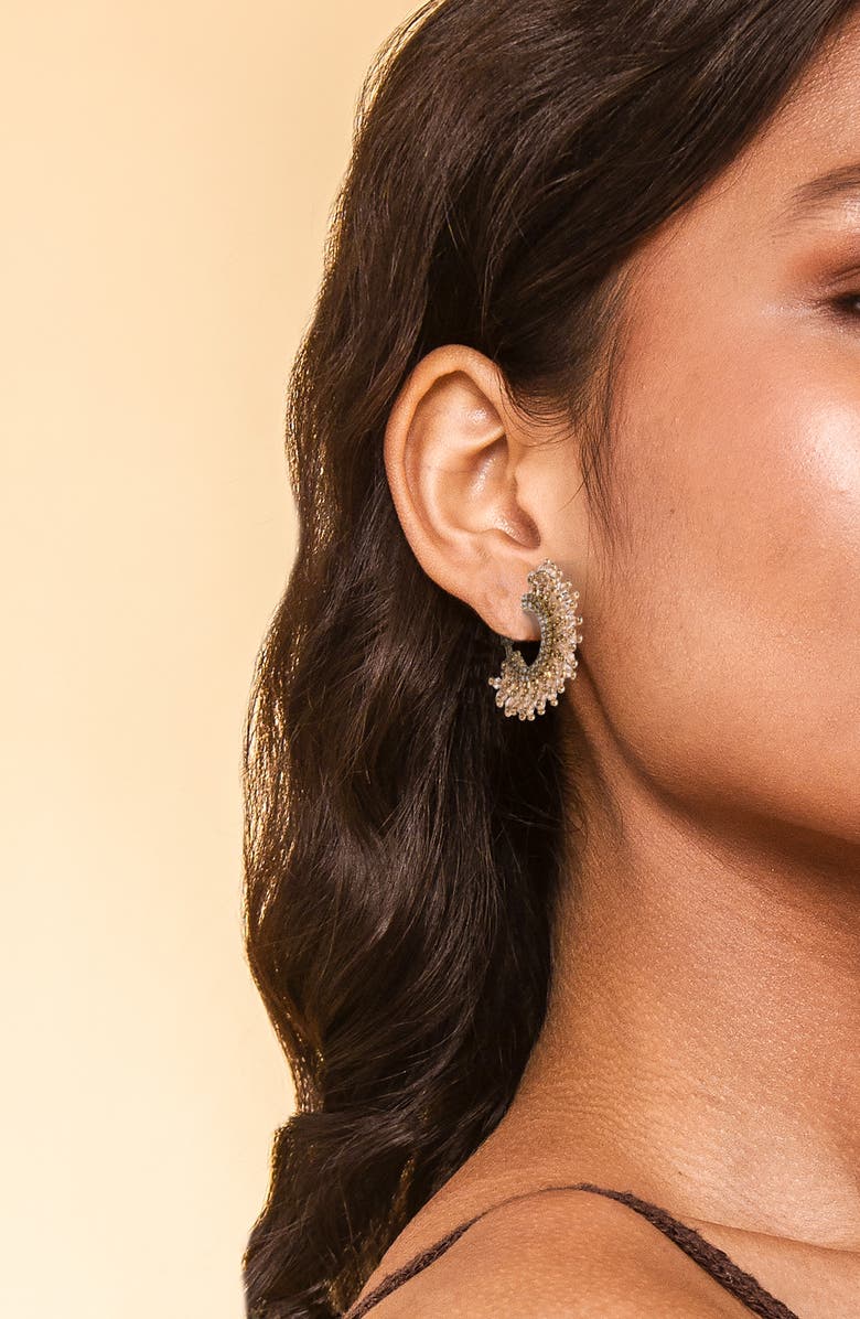 Deepa Gurnani Sierra Hoop Earrings, Alternate, color,