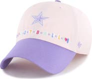 '47 Youth '47 Pink/Purple Dallas Cowboys Friendship Bracelet Clean Up Adjustable Hat