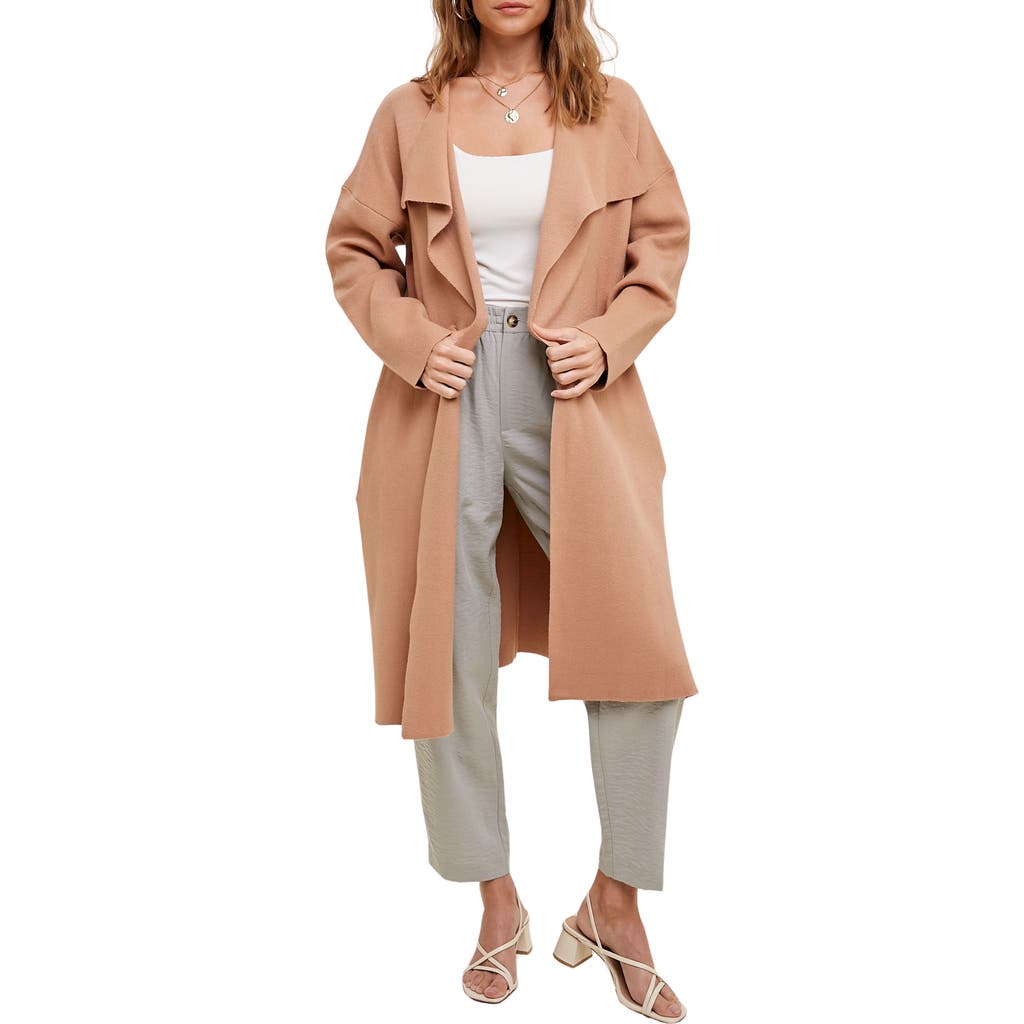 WISHLIST WISHLIST DRAPED SWEATER COAT