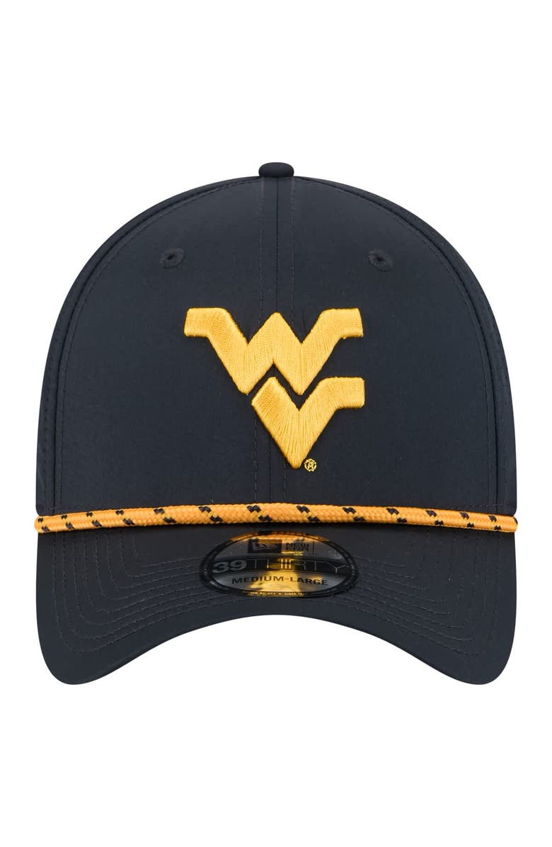 New Era Men's New Era  Navy West Virginia Mountaineers Rope 39THIRTY Flex Hat, Alternate, color, Navy