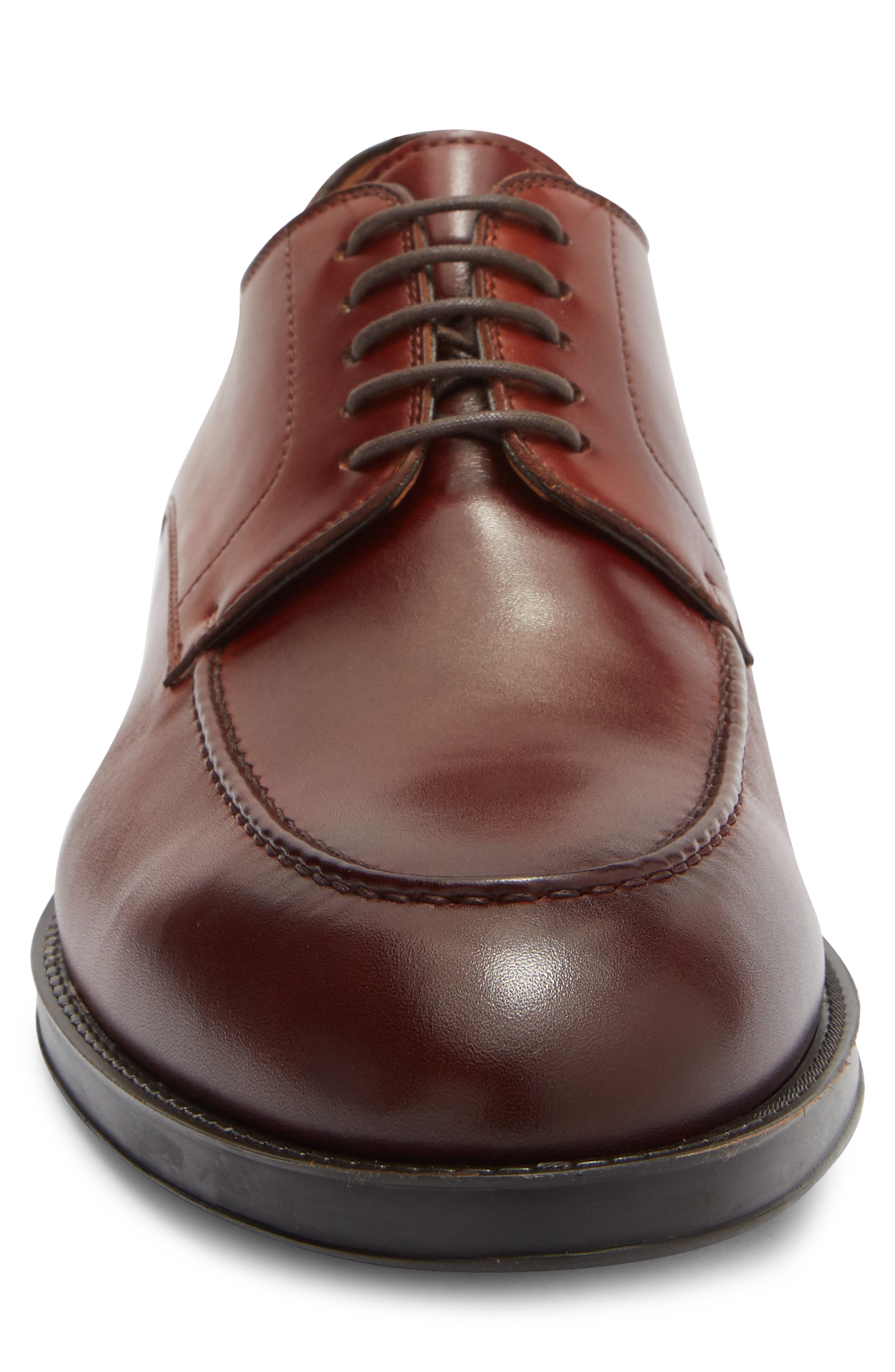 Eddison Apron Toe Derby, Alternate, color, COGNAC