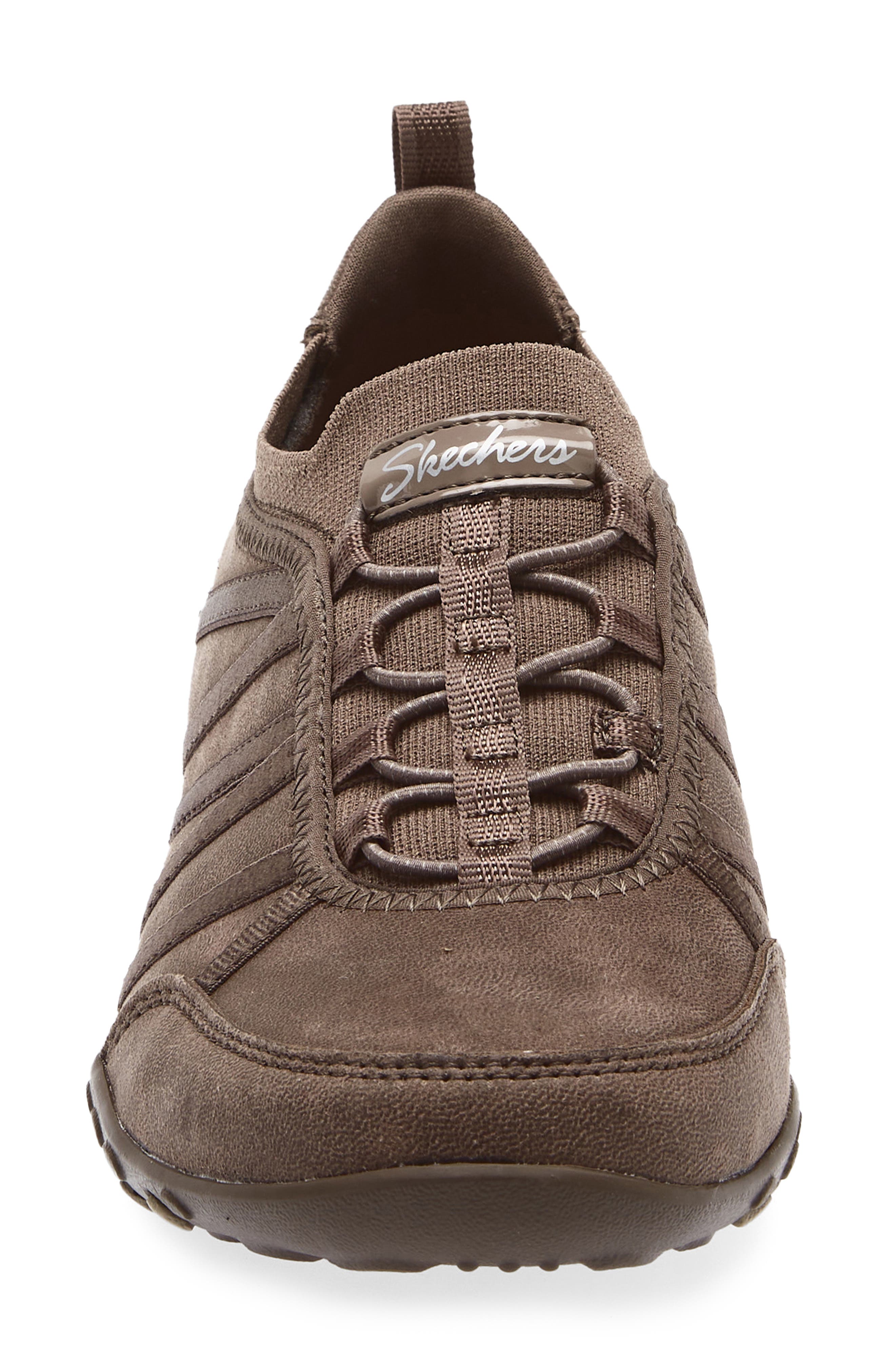 SKECHERS Relaxed Fit<sup>®</sup> Breathe-Easy Sneaker, Alternate, color, Dark Taupe