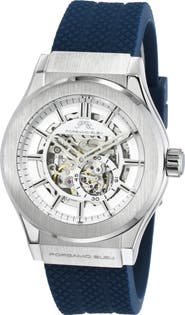 PORSAMO BLEU Cruz Silicone Automatic Watch, 45mm