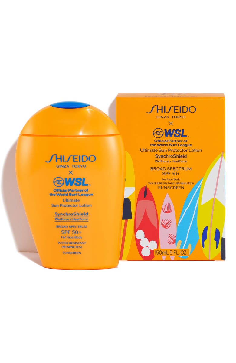 Shiseido WSL<sup>™</sup> Ultimate Sun Protector Lotion Broad Spectrum SPF 50+ Sunscreen, Alternate, color, 