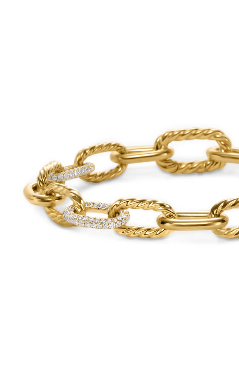 David Yurman Madison Diamond Pavé Link Bracelet, Alternate, color, 