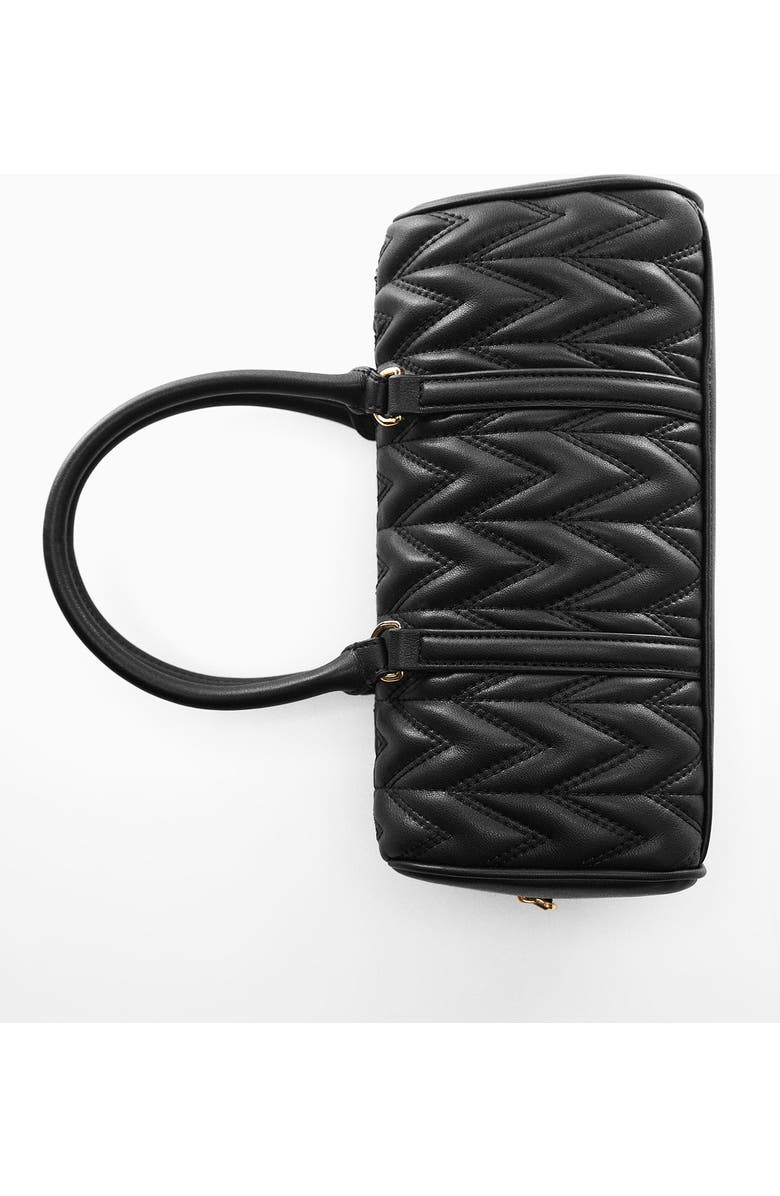 MANGO Quilted Double Handle Crossbody Bag, Alternate, color,