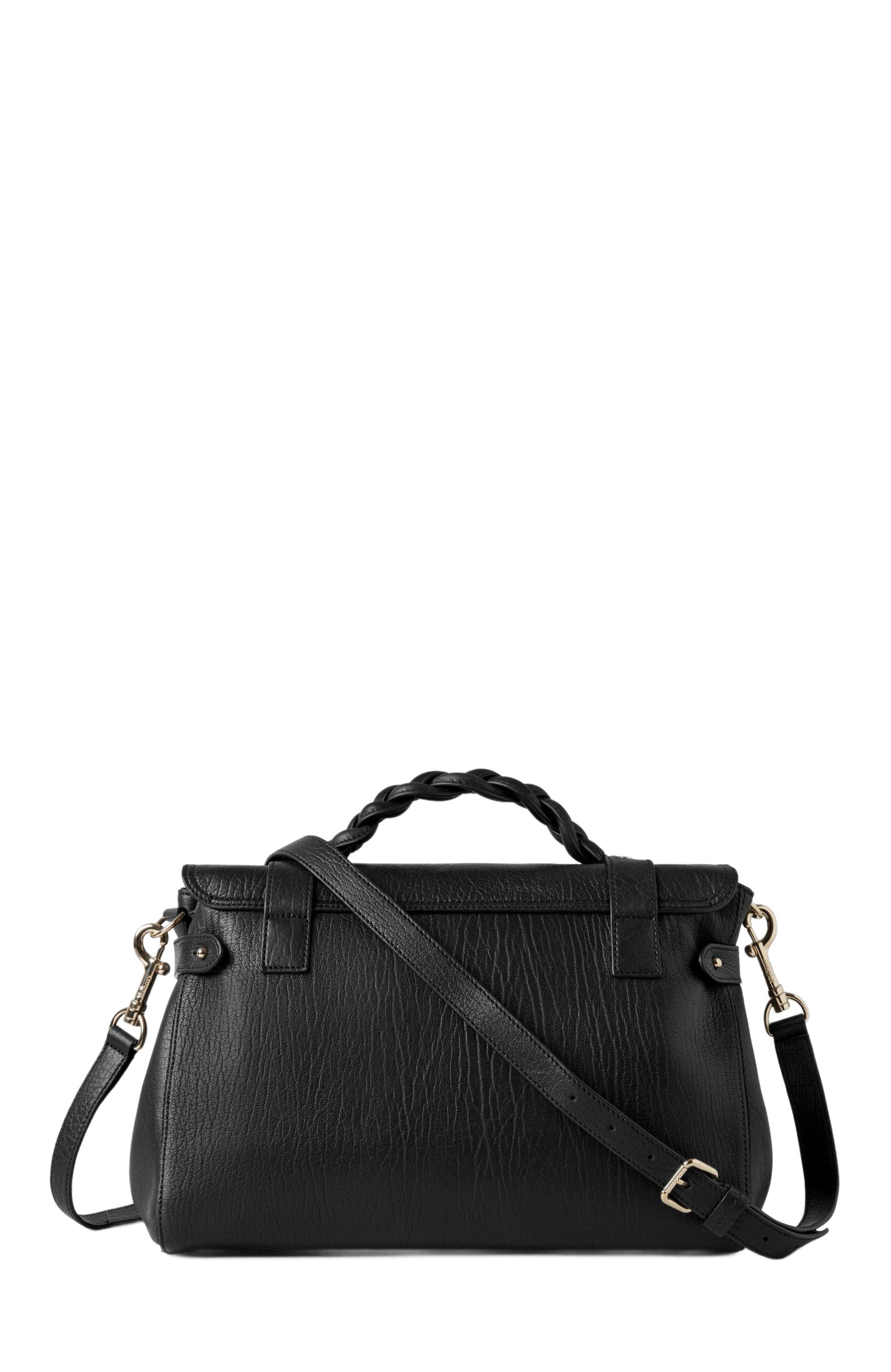 Mulberry Alexa Natural Grain, Alternate, color, Black