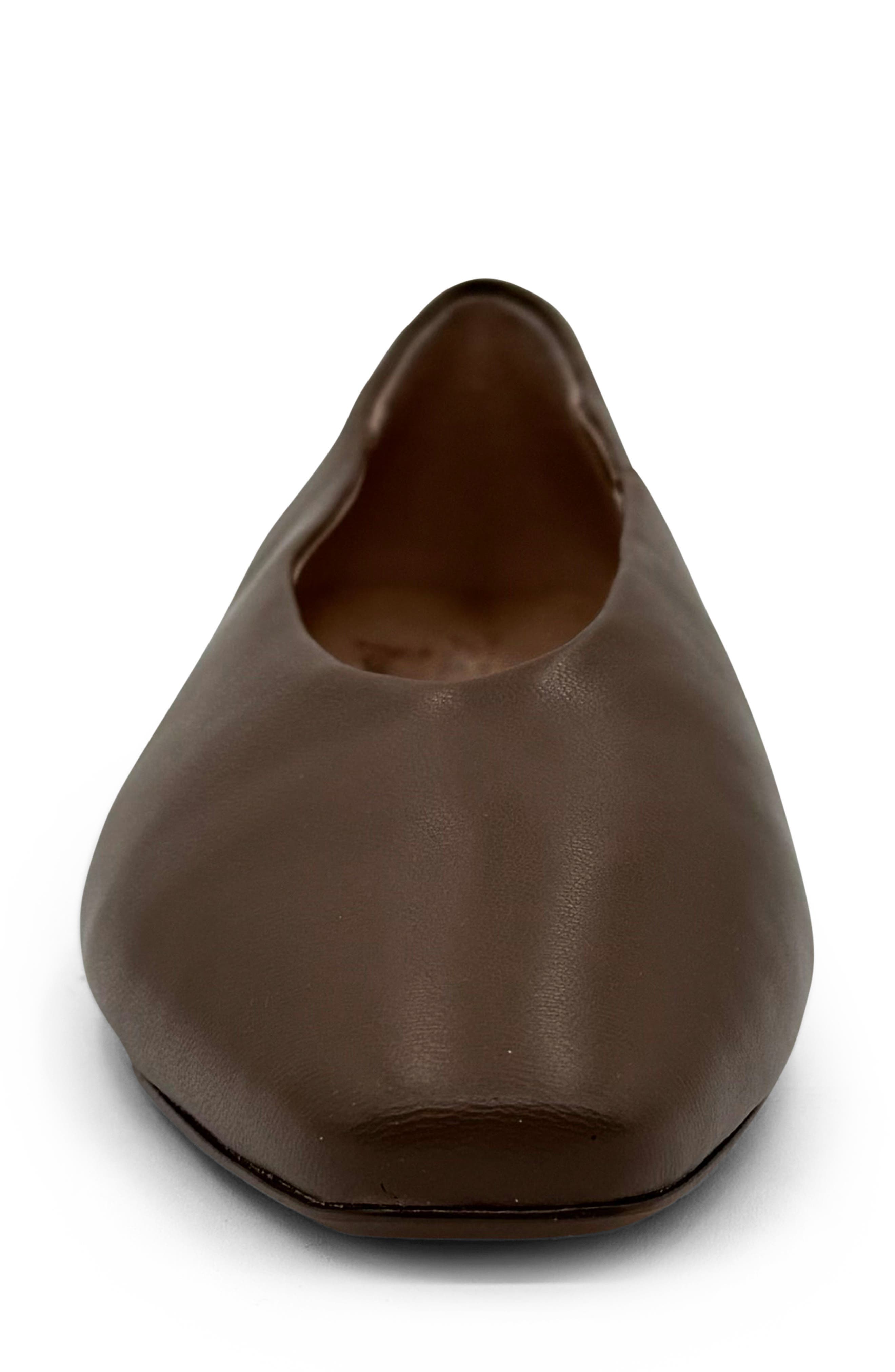 CHELSEA CREW Slick Flat, Alternate, color, Taupe Leather