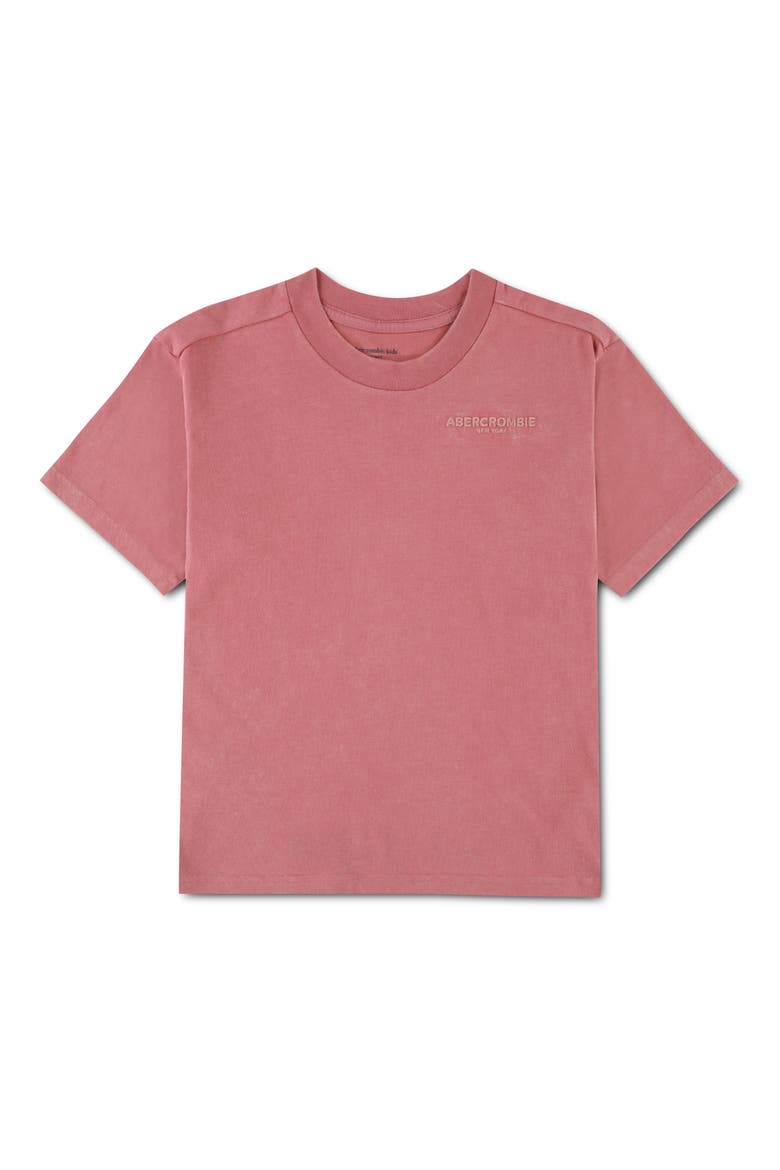 Kids' Sunfaded Logo T-Shirt, Main, color, DUSTY ROSE