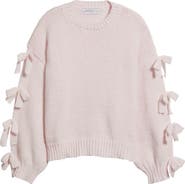 Petal & Pup Lover Tie Sleeve Sweater