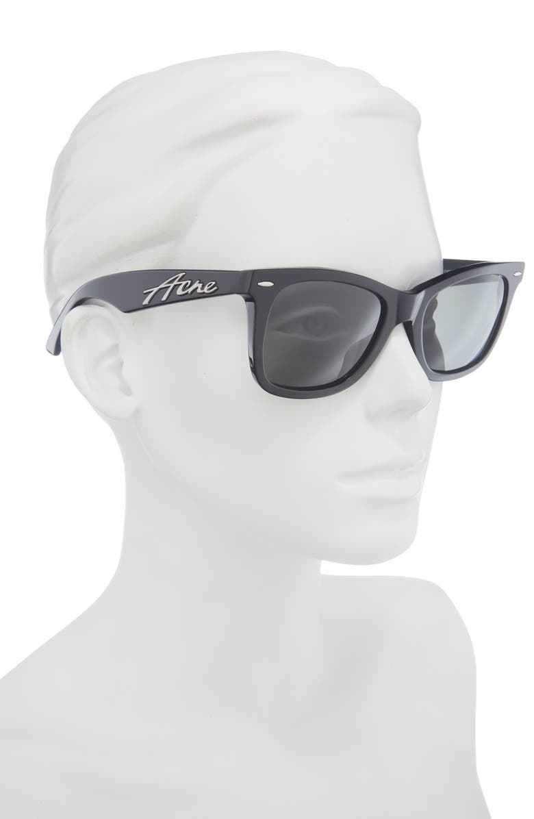 Acne Studios Afare Square Sunglasses, Alternate, color, 