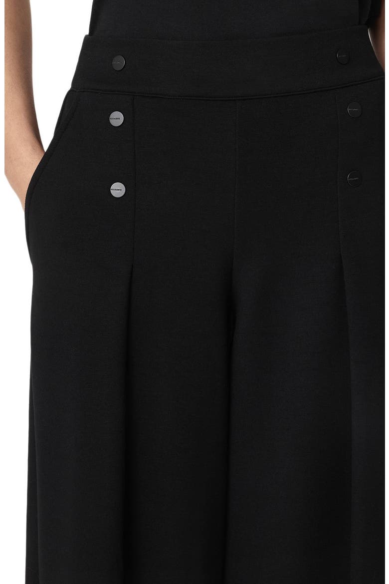 Emilia Wide Leg Trousers, Alternate, color, BLACK