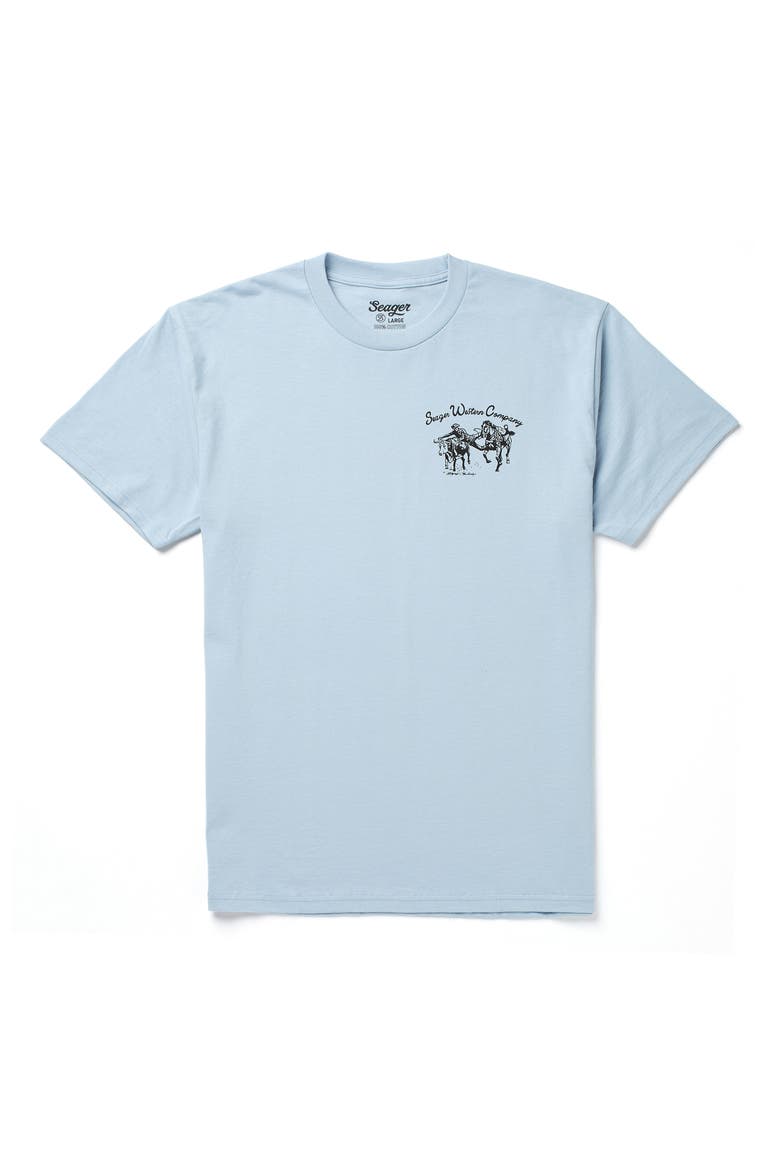 Los Rios Cotton Graphic T-Shirt, Main, color, ARTIC BLUE