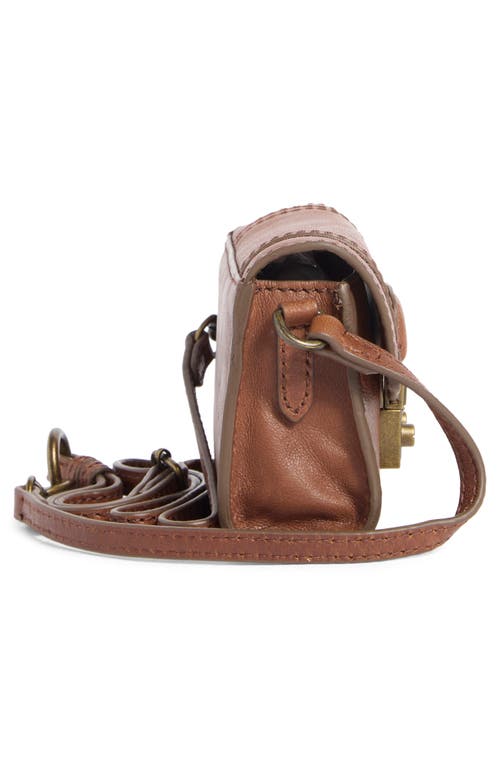 Frye Alex 4-way Mini Leather Bag In Brown