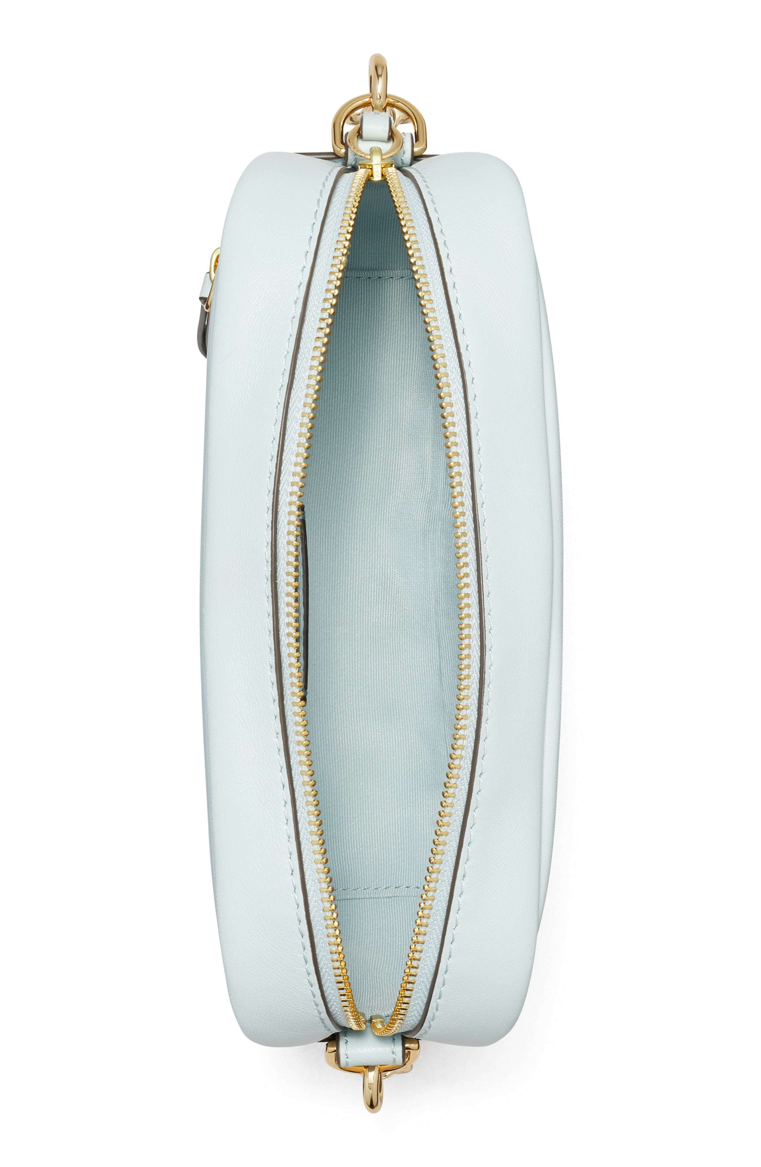 Mini Miller Soft Leather Crossbody Bag, Alternate, color, LIGHT SEA