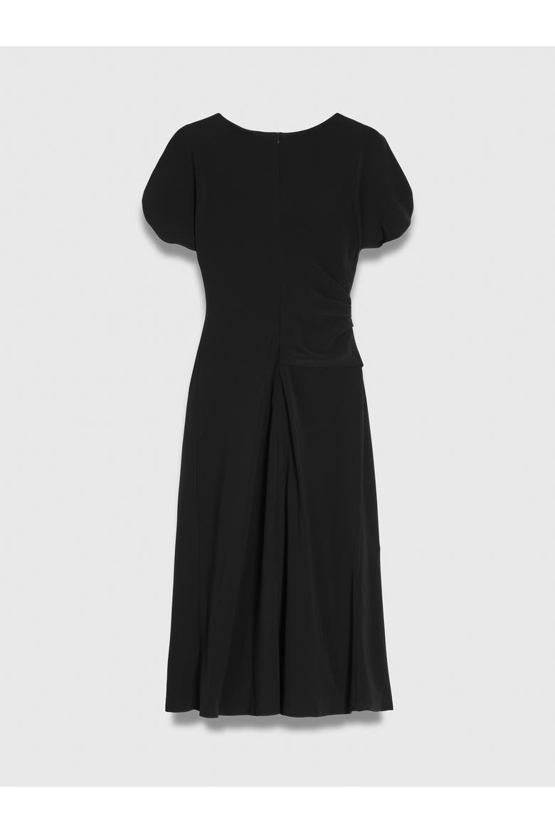 Doppio Salerno Boat-Neck Midi Dress, Alternate, color, Black
