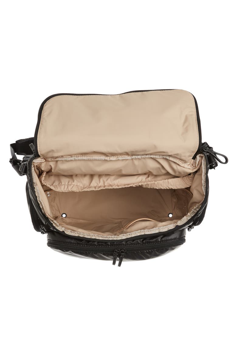 Diaper Backpack, Alternate, color, BLACK