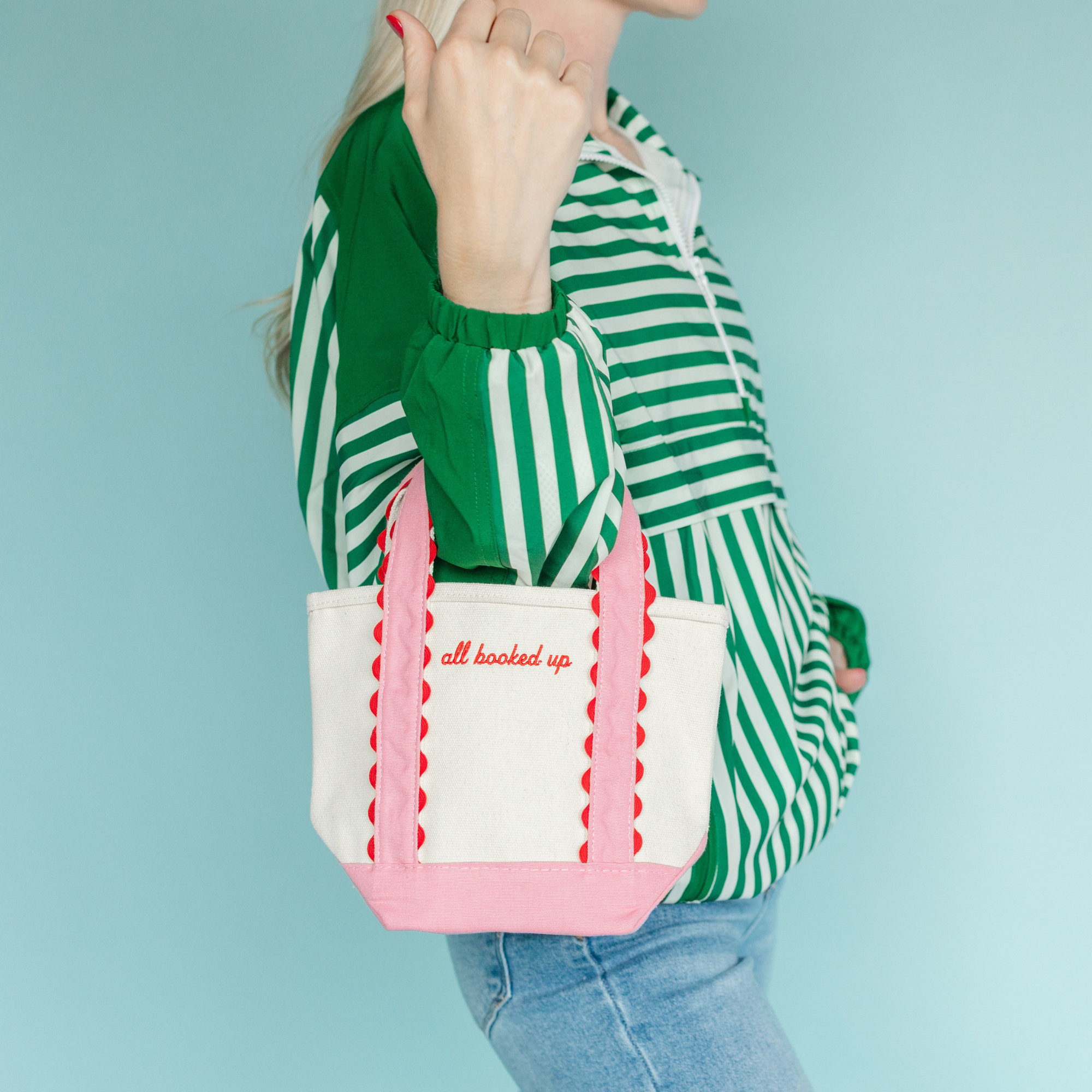 Book Theme Mini Boat Totes, Alternate, color, All Booked Up