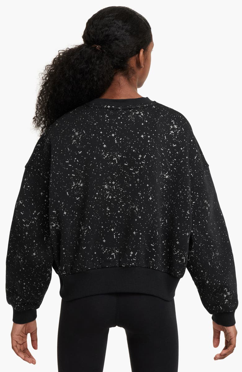 Nike Kids' Sportswear Club Fleece Boxy Crewneck Sweatshirt, Alternate, color, 