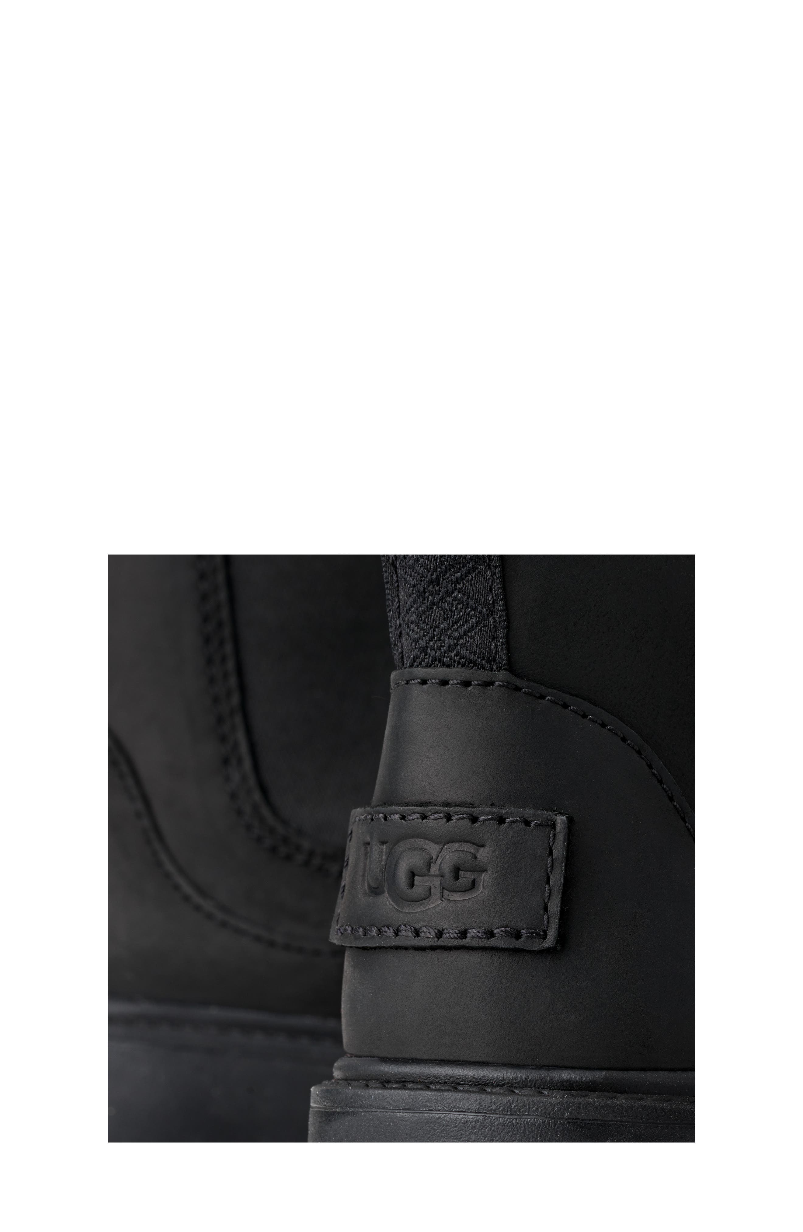 UGG<sup>®</sup> Perry Waterproof Chelsea Boot, Alternate, color, Black