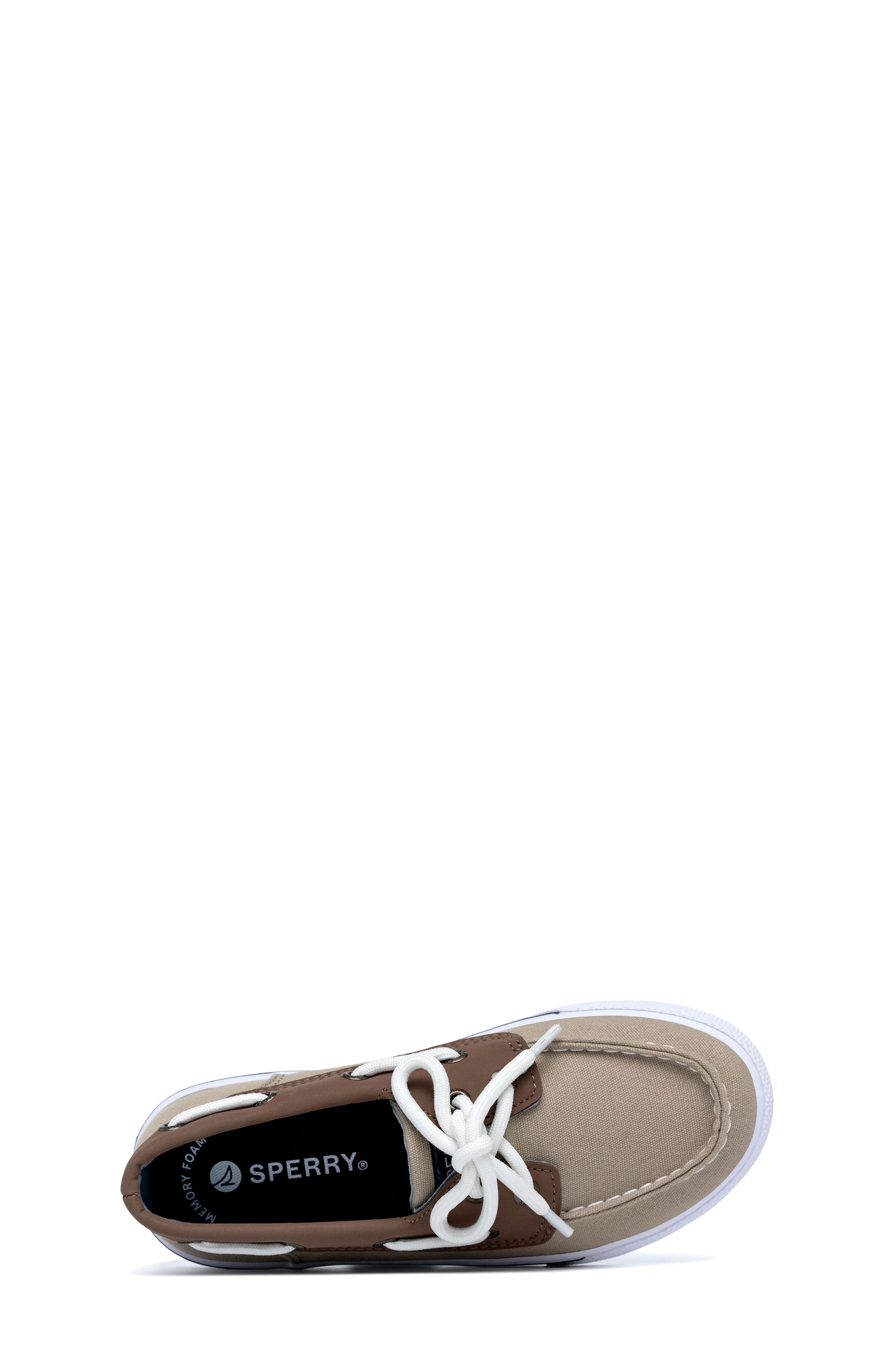 Sperry Kids' Bahama Boat Shoe, Alternate, color, Khaki
