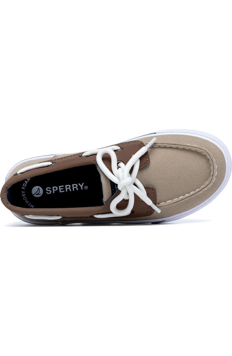 Sperry Kids' Bahama Boat Shoe, Alternate, color, Khaki