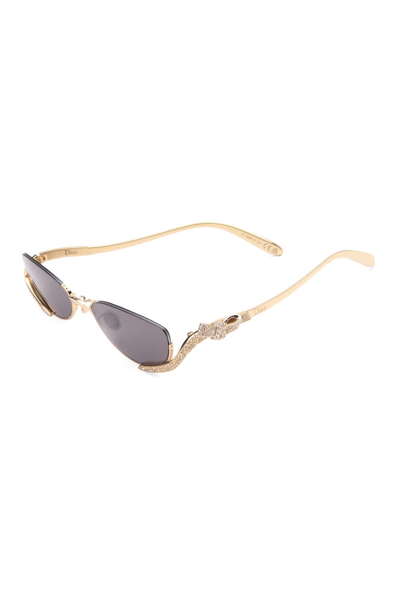 Bow B1U Oval Sunglasses, Alternate, color, SHINY GOLD / SMOKE