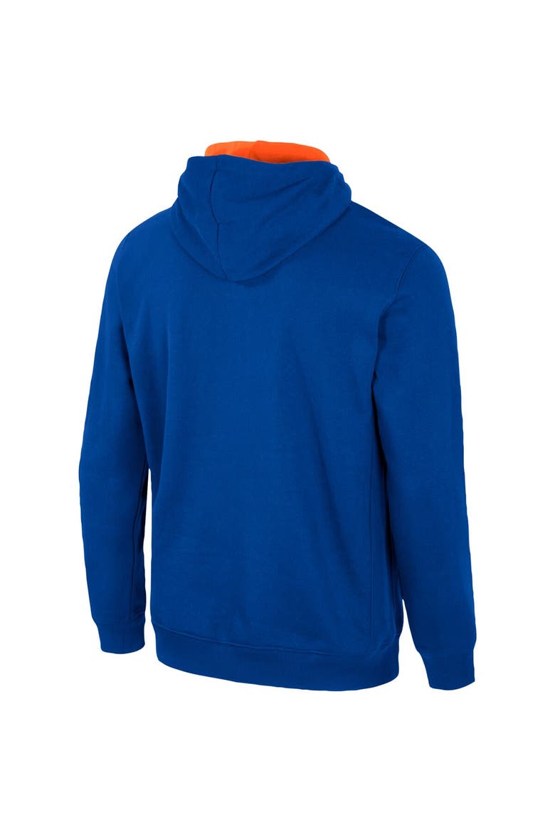 Men's Colosseum Royal Boise State Broncos Half-Zip Hoodie, Alternate, color, Royal