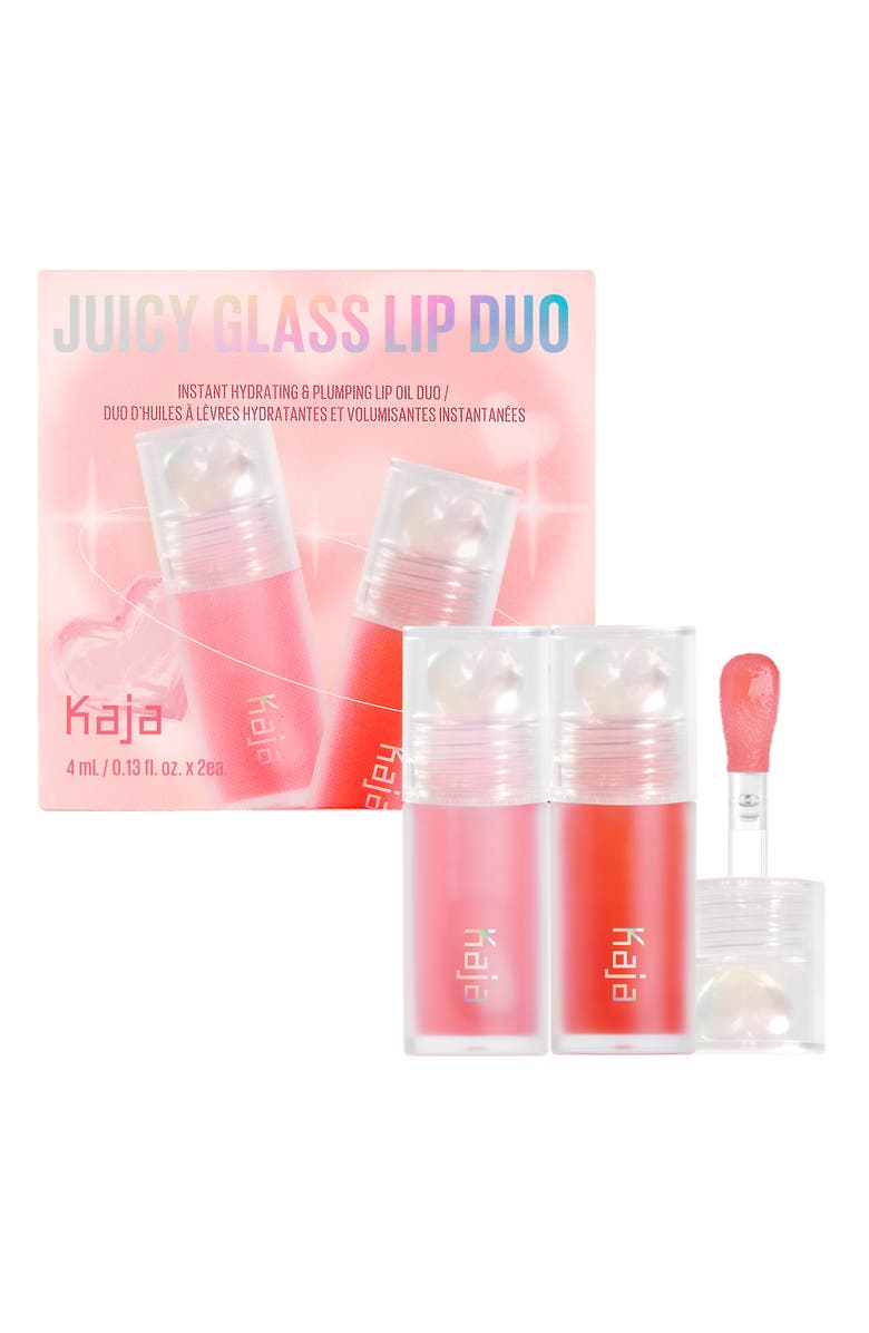 Kaja Juicy Glass Lips Duo (Limited Edition) $36 Value, Main, color, 