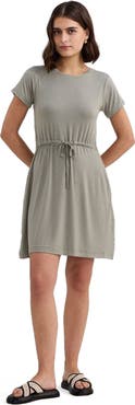 Reistor Comfortable Drawstring Short Dress