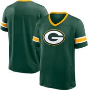 FANATICS Men's Fanatics Green Green Bay Packers Hometown Premium Hashmark V-Neck T-Shirt