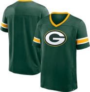 FANATICS Men's Fanatics Green Green Bay Packers Hometown Premium Hashmark V-Neck T-Shirt