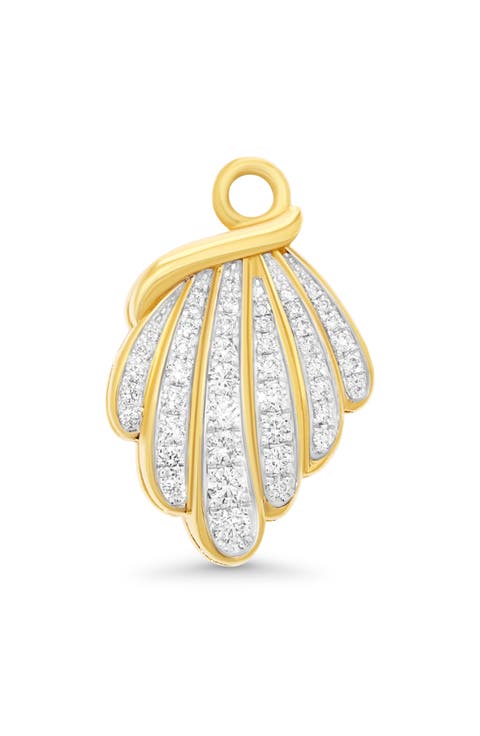 Papua Diamond Sea Shell Charm