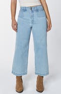 Unpublished Gemma High Waist Crop Wide Leg Jeans