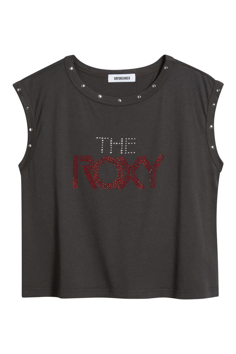 The Roxy Rhinestone Graphic T-Shirt, Alternate, color, REACTIVE BLACK