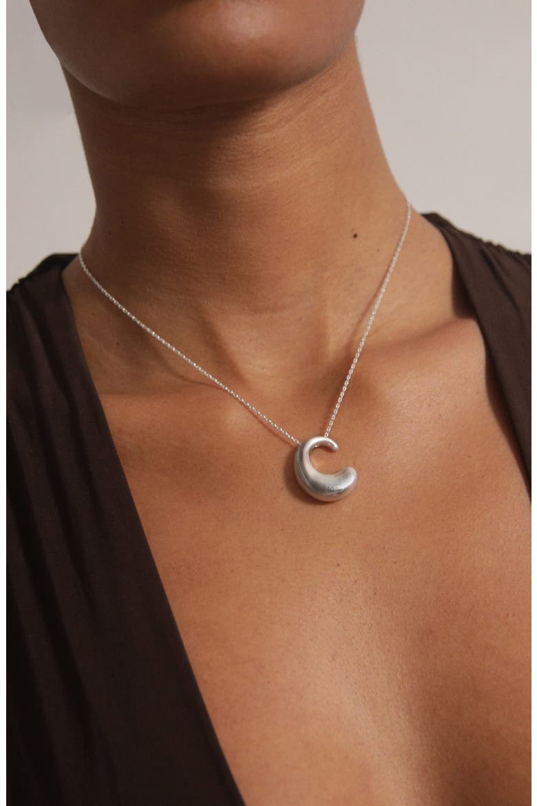 Astra Liquid Necklace in Silver, Alternate, color, Silver