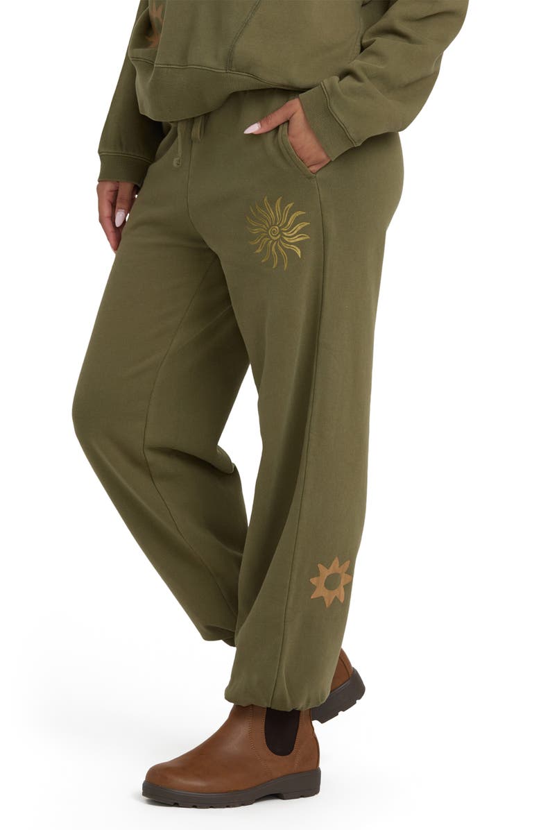 Billabong Sightseer Wave Graphic Fleece Sweatpants, Alternate, color, Mateo