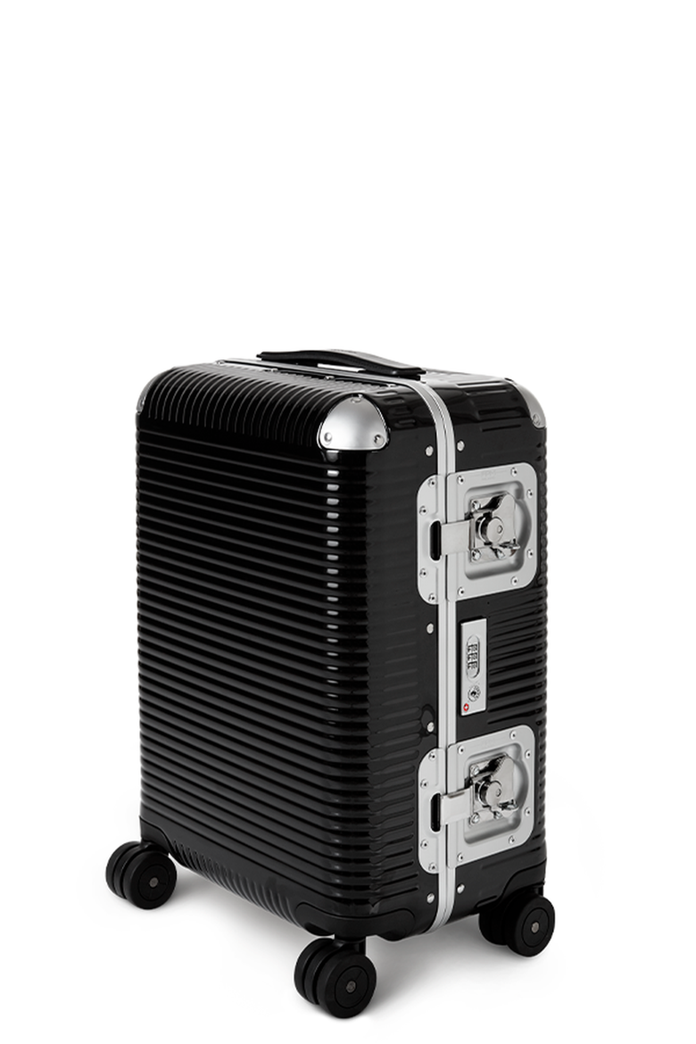 Bank Light Spinner 55 Suitcase, Main, color, Licorice Black