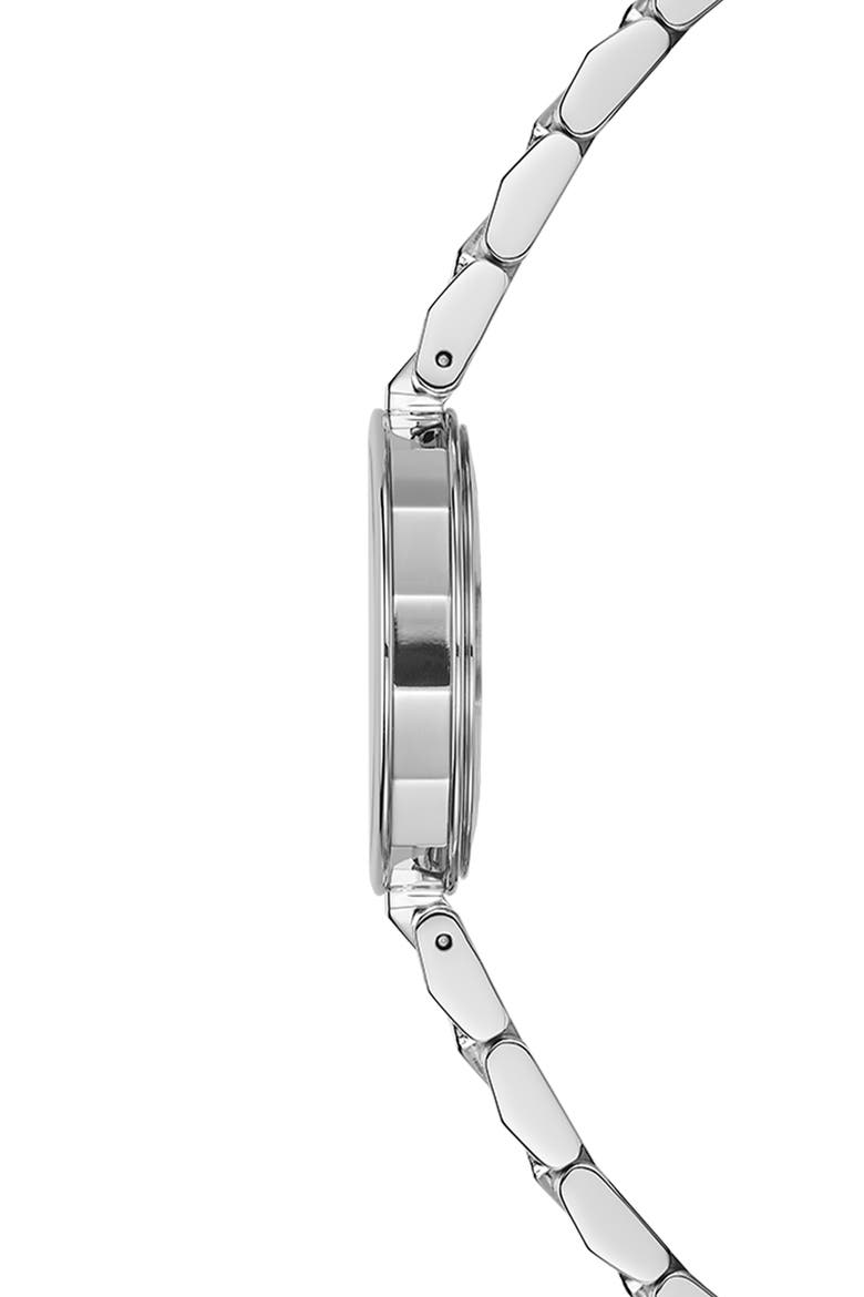Mother-of-Pearl Stainless Steel Bracelet Watch, Alternate, color, STAINLESS STEEL
