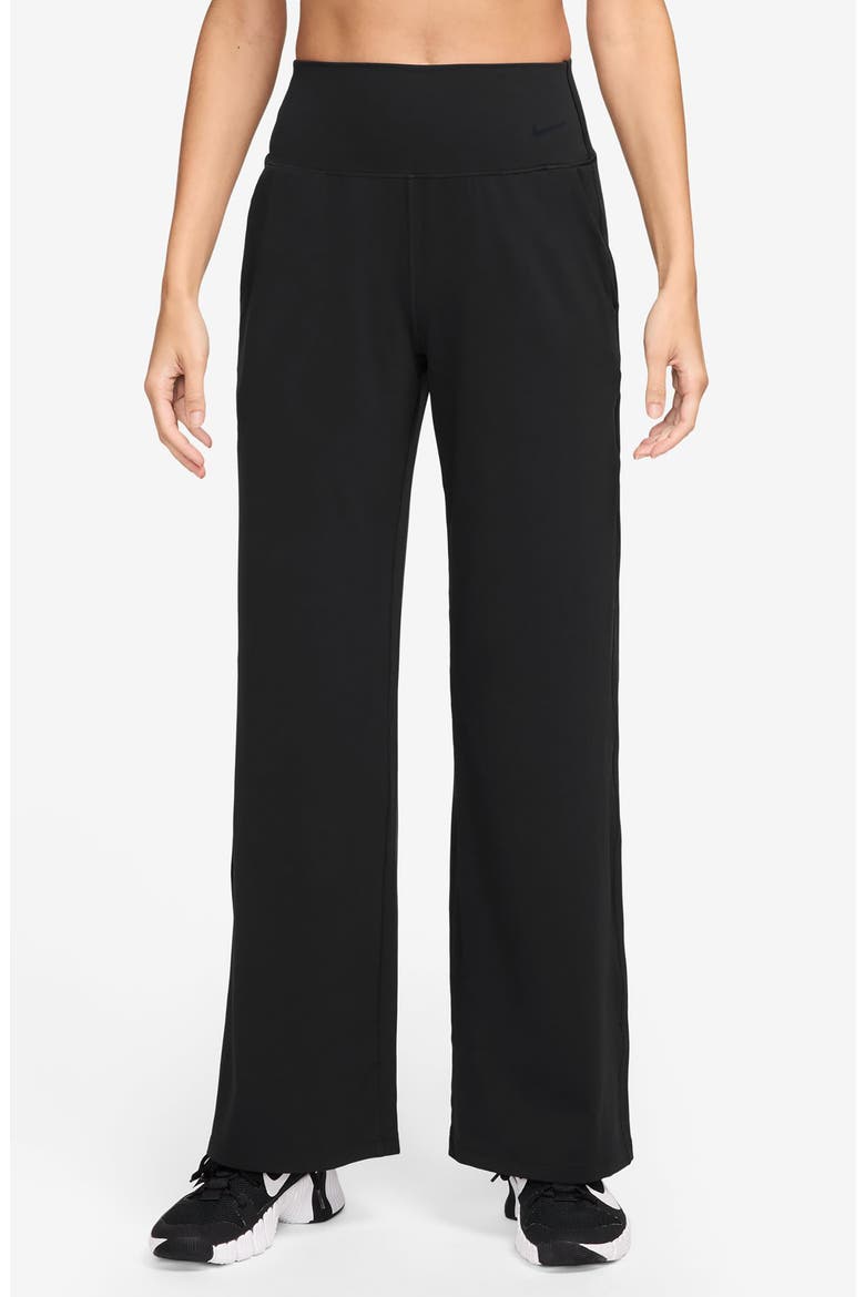 Zenvy Dri-FIT High Waist Wide Leg Pants, Main, color, 010 010 BLACK/PCG3C