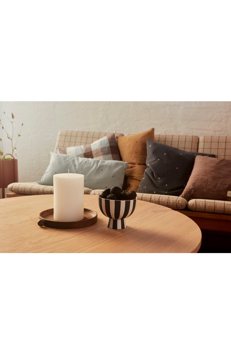 OYOY Kyoto Dot Cushion Long, Alternate, color, Dusty Blue