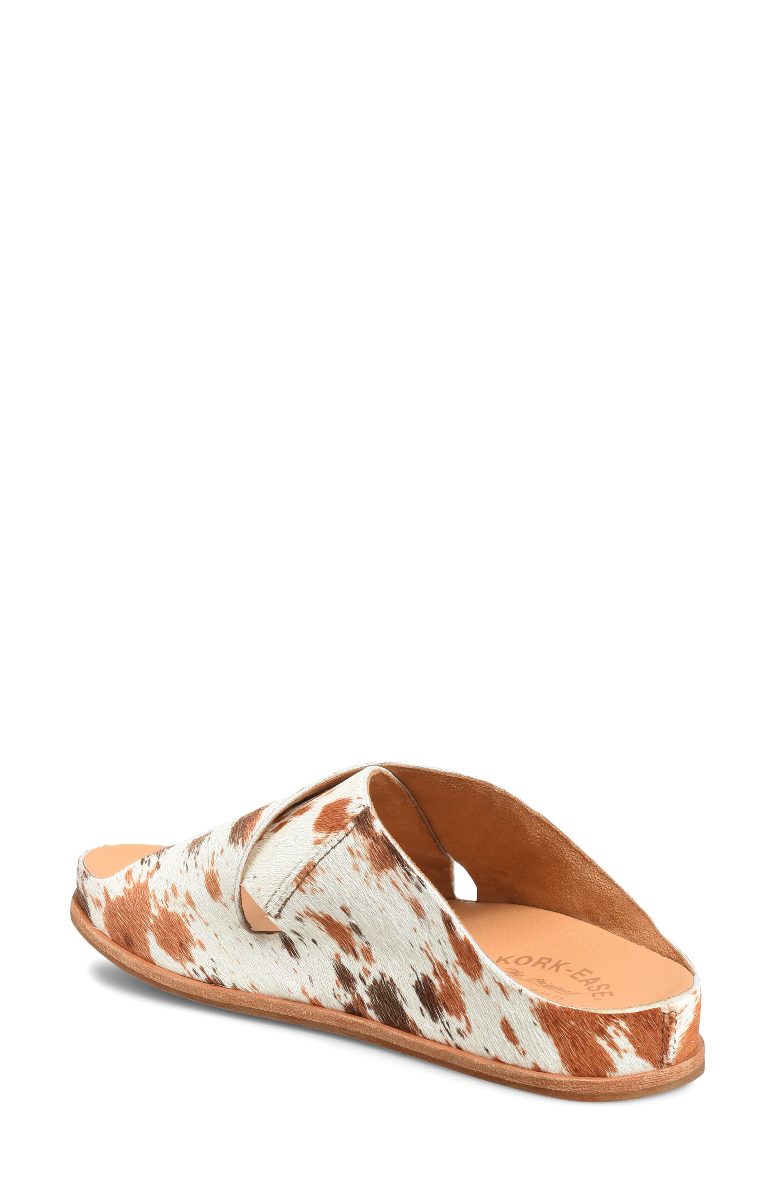 Kork-Ease<sup>®</sup> Tutsi Genuine Calf Hair Platform Slide Sandal, Alternate, color, Multi Calf Hair