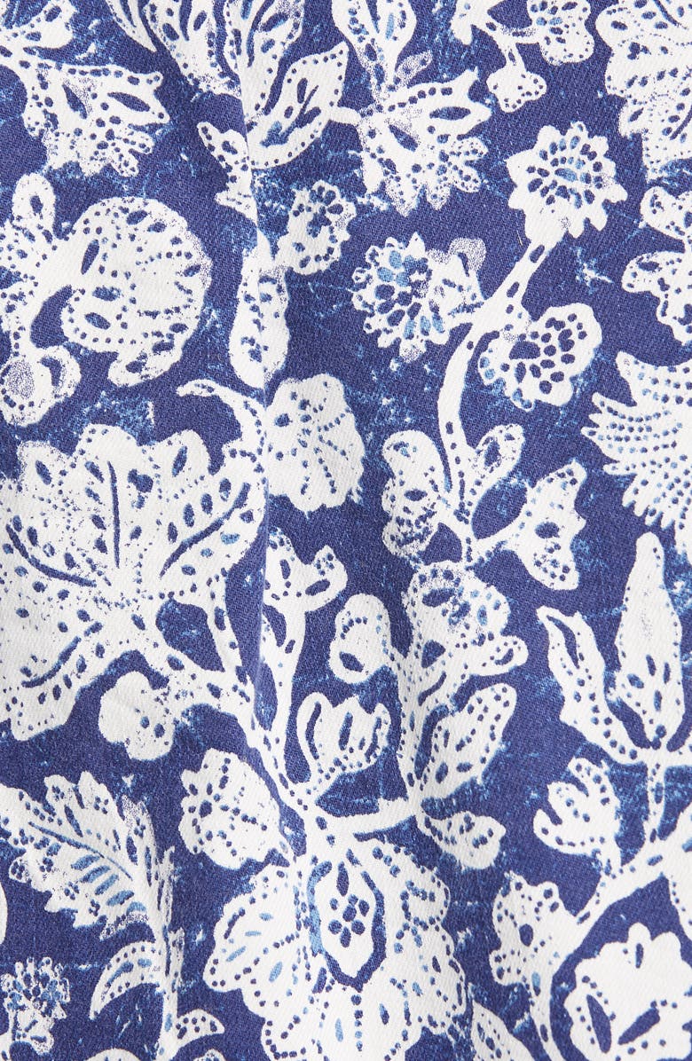 Ulla Johnson Griffin Floral Denim Jacket, Alternate, color, 