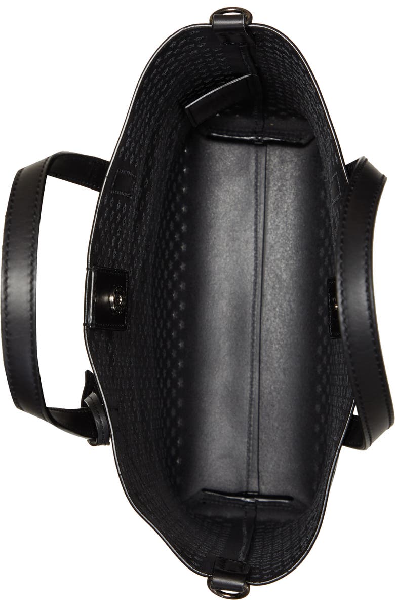 Saint Laurent Toy North/South Star Perforated Leather Tote, Alternate, color,