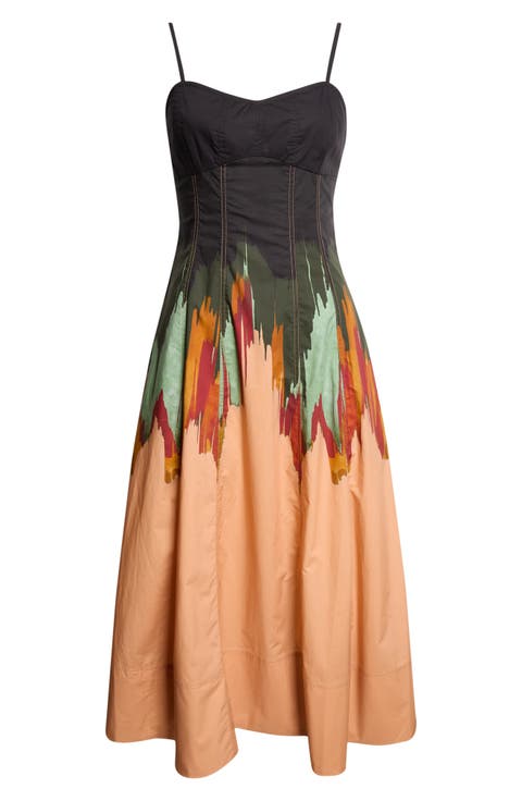 Fiora Floral Cotton Dress